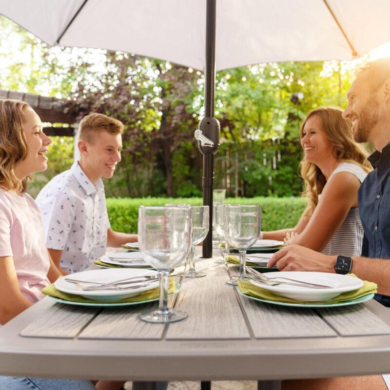 Lifetime 6-Foot Folding Plastic Rectangle Picnic Table (60366) - Image 9