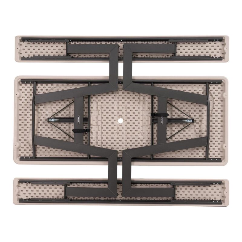 Lifetime 6-Foot W-Frame Desert Sand - HDPE Folding Picnic Table (60364) - Image 9