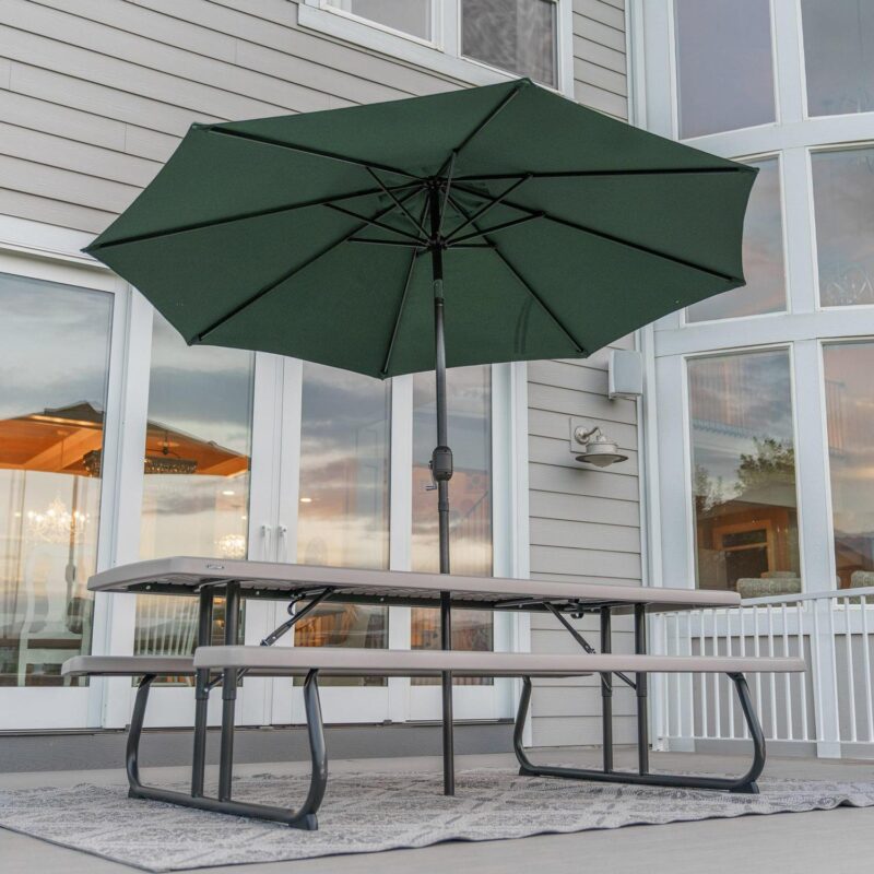 Lifetime 8-Foot Classic Folding Polyethylene Picnic Table, Almond, 80123 - Image 14