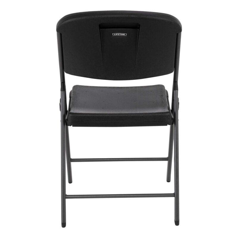 Lifetime Folding Chair, Indoor/Outdoor Commercial, Black, 6 Pack (80844) - Image 9