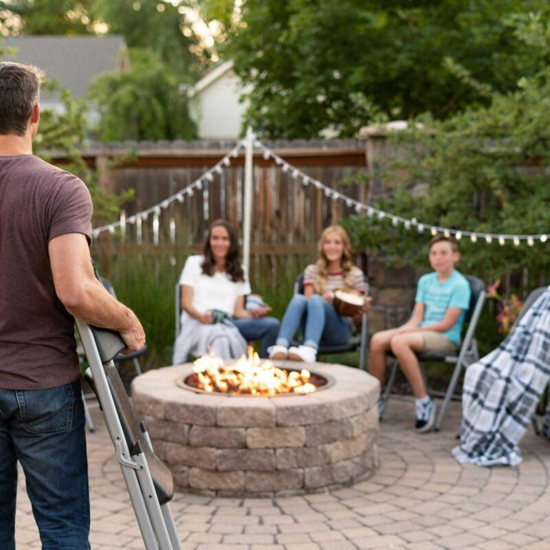 Lifetime Folding Chair, Indoor/Outdoor Commercial, Black, 6 Pack (80844) - Image 17