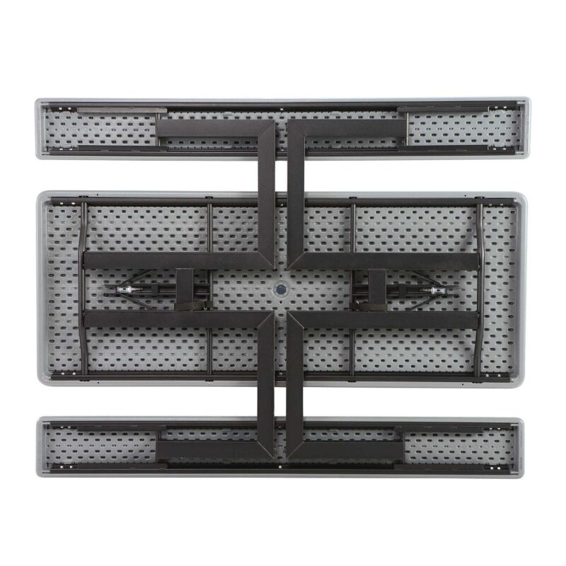 Lifetime Folding High-Density Polyethylene HDPE Picnic Table, Wilson Gray (60359) - Image 8