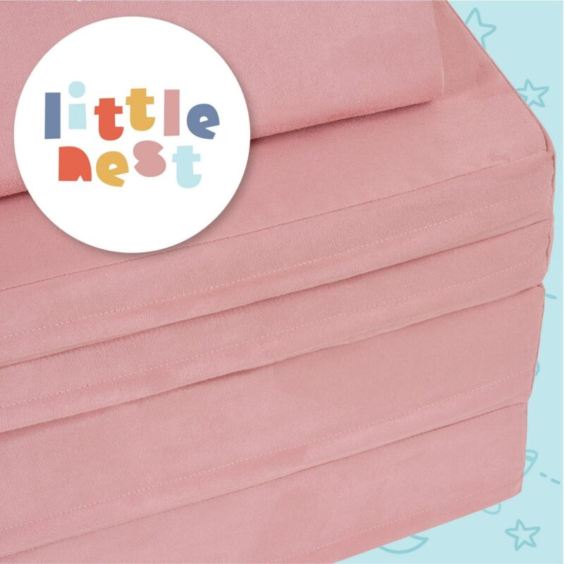 Little Nest Adventure Explorer Couch, Blush Pink for Toddlers - Image 5