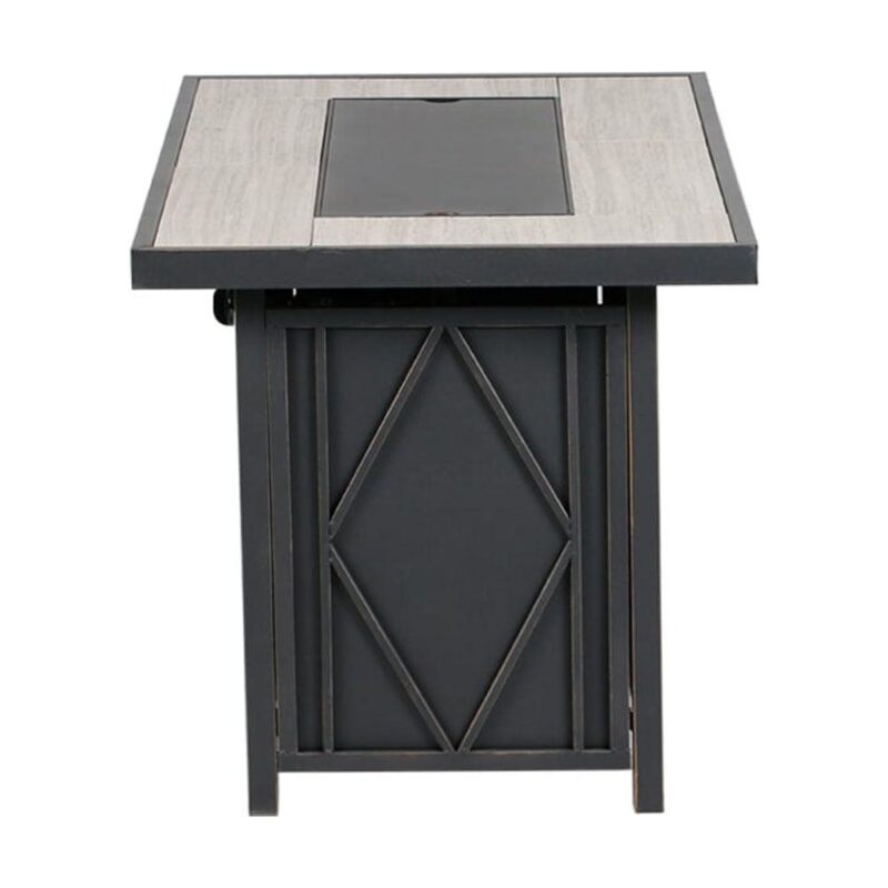Living Accents 42  x 24  Rectangle LP Gas Fire Pit Table - Image 3