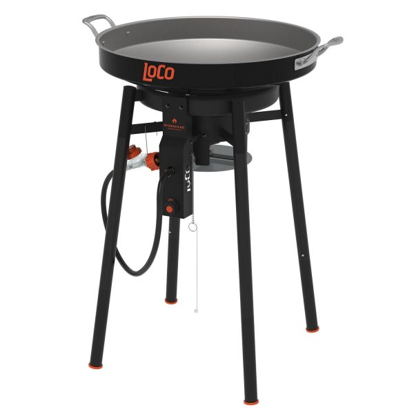 LoCo Cookers 22  Propane Outdoor Disco Cooker with Interchangeable Legs and SureSpark Ignition