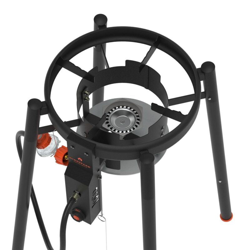 LoCo Cookers 22  Propane Outdoor Disco Cooker with Interchangeable Legs and SureSpark Ignition - Image 8