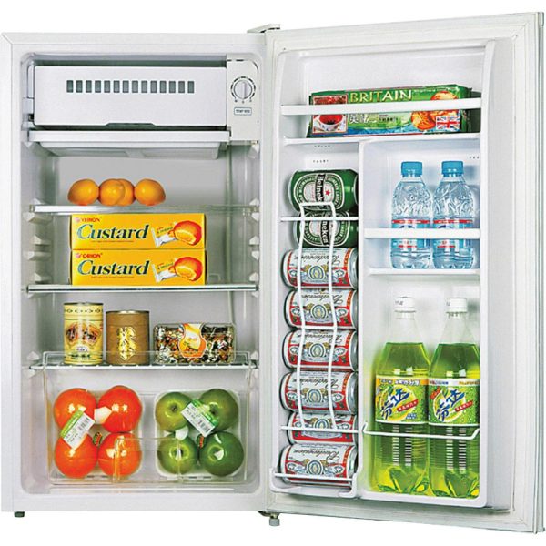 Lorell 3.2 Cubic Foot Compact Refrigerator - 3.20 FtA3 - Manual Defrost - Reversible - 3.20 FtA3 Net Refrigerator Capacity - Black, Light Blue, White - Steel, Fiberglass, Plastic