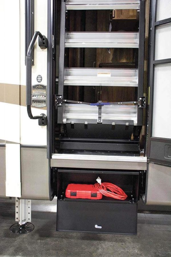 MORryde SP54099 10 in. Under Step Storage Box