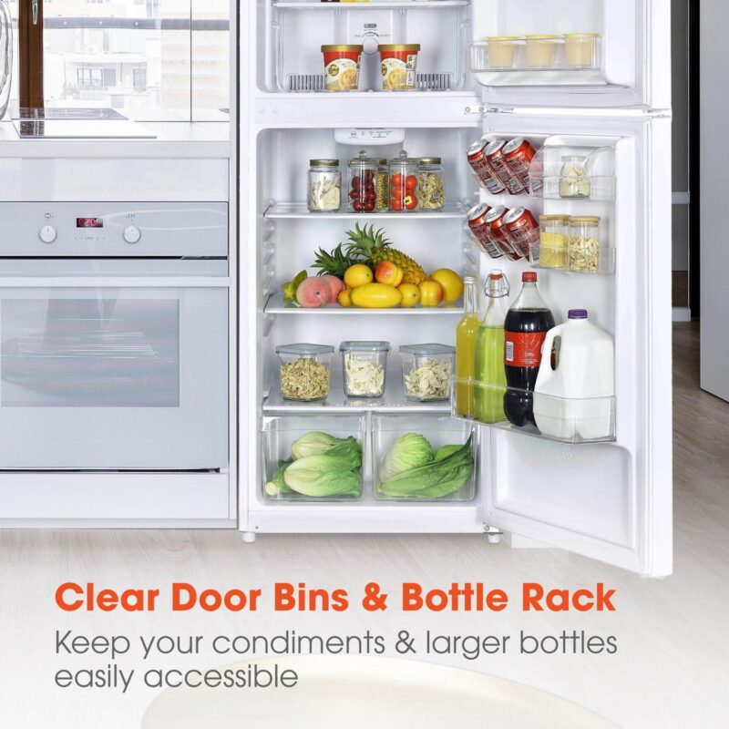 Magic Chef 10.1-cu. ft. Refrigerator with Top Freezer in White - Image 3