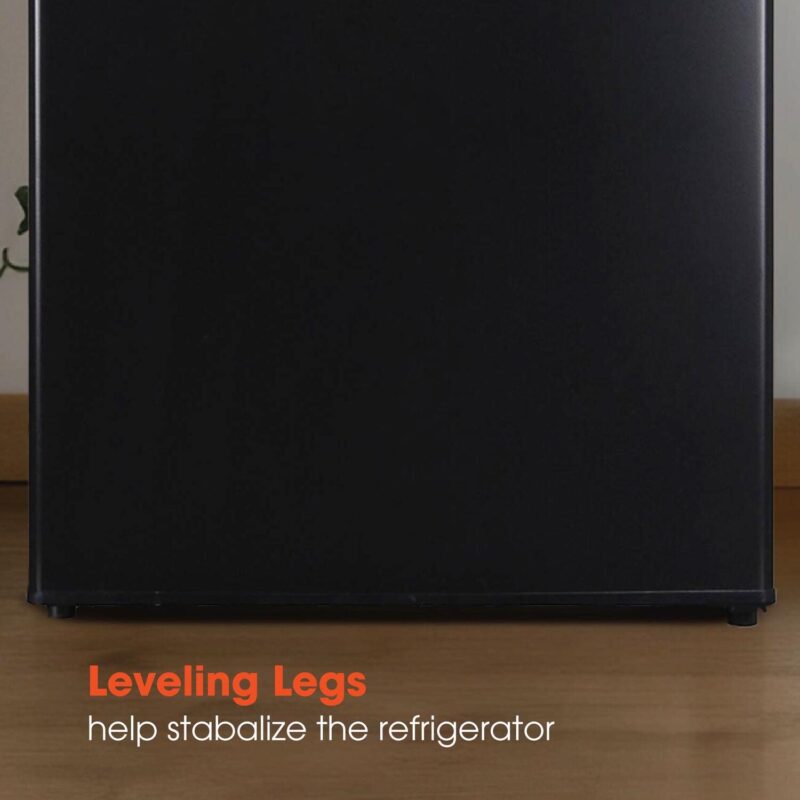 Magic Chef 18.5 inch Width 2.4 Cu. ft. All Refrigerator in Black with Single Door - Image 7