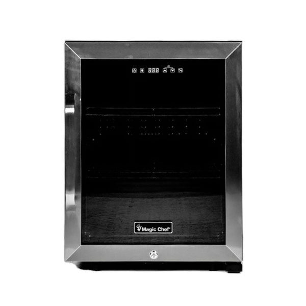 Magic Chef 2.1 Cu. ft. Commercial Merchandiser - Black and Stainless 18.9  Width x 16.9 Depth x 25.2  Height