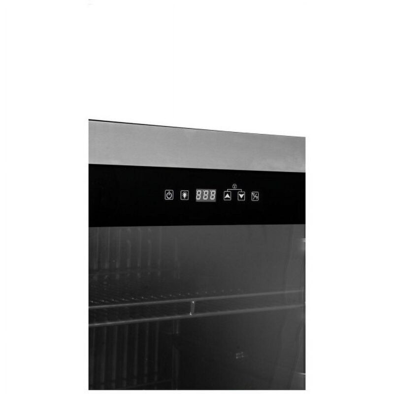 Magic Chef 3.1 Cu. Ft. Commercial Countertop Merchandiser Black and stainless steel 83 can Beverage Cooler 18.9 in - Image 3