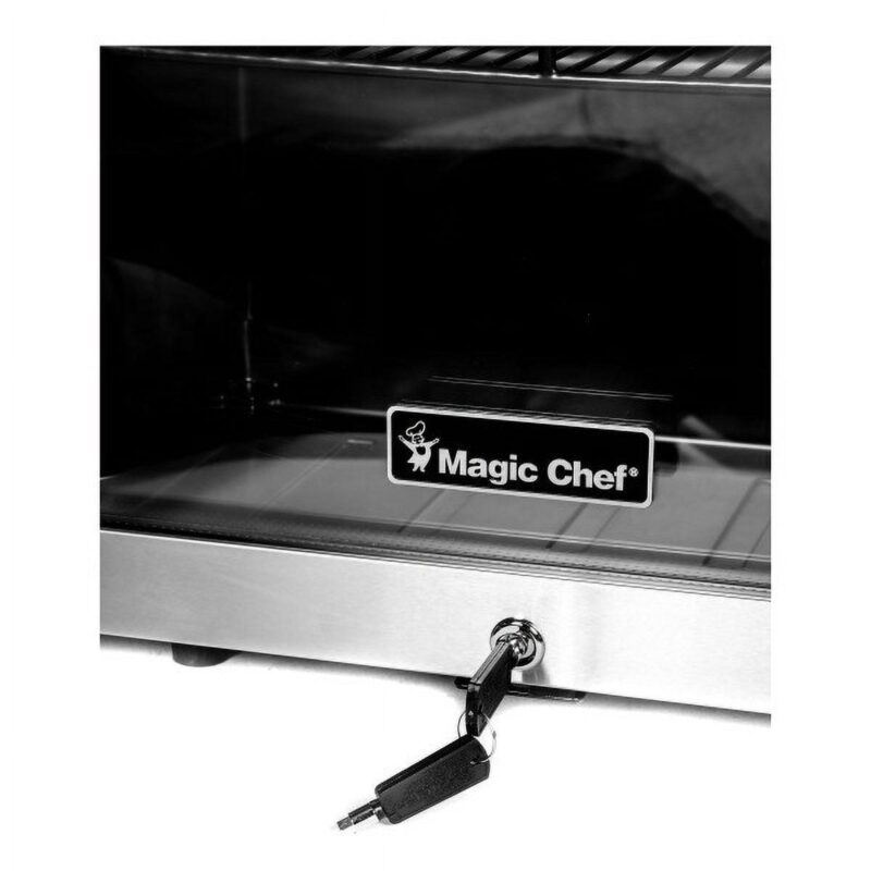 Magic Chef 3.1 Cu. Ft. Commercial Countertop Merchandiser Black and stainless steel 83 can Beverage Cooler 18.9 in - Image 5
