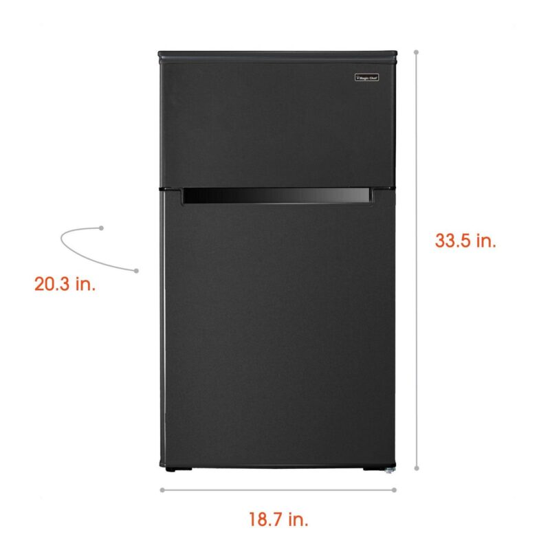 Magic Chef 3.1-cu. ft. Mini Refrigerator with Top Freezer in Black - Image 2