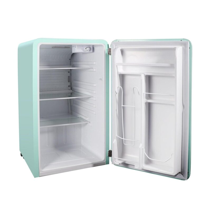 Magic Chef 3.2 cu. ft. Retro Mini Refrigerator in Mint Green, without Freezer in Mint Green - Image 3