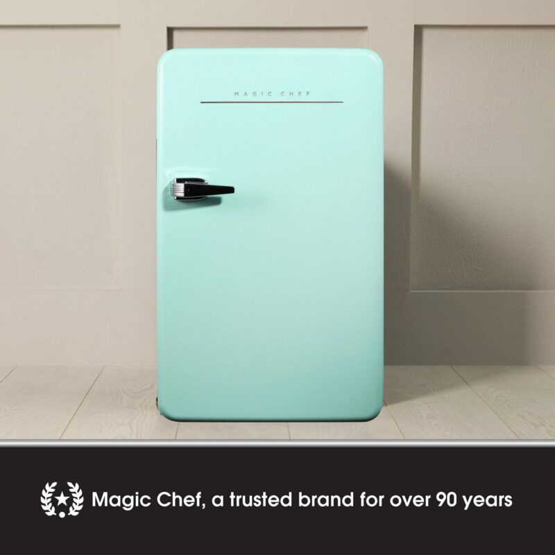 Magic Chef 3.2 cu. ft. Retro Mini Refrigerator in Mint Green, without Freezer in Mint Green - Image 12