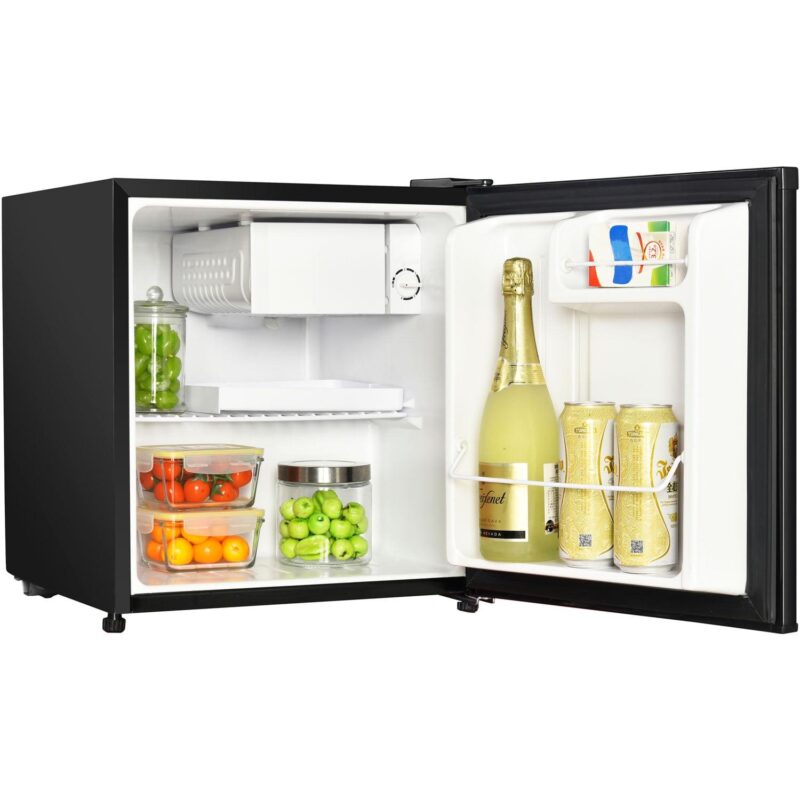 Magic Chef New 17.3 inch Width 1.7 Cu. ft. Compact Refrigerator with Single Door Color in Black - Image 4