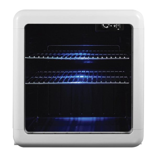Magic Chef Retro Beverage Cooler, 1.7-cu Ft., White