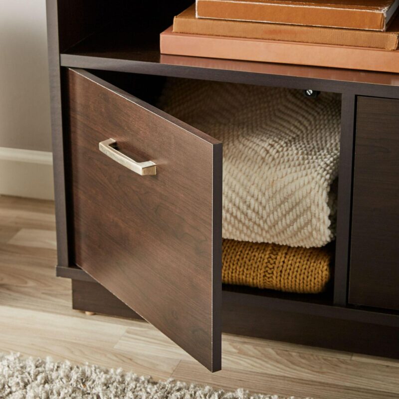 Mainstays 3-Door TV Stand Console for TVs up to 50 , Espresso Finish - Image 6