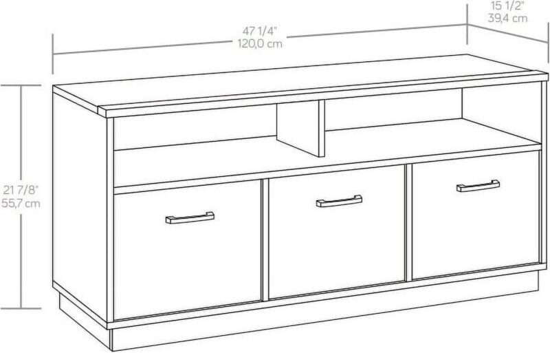 Mainstays 3-Door TV Stand Console for TVs up to 50 , Espresso Finish - Image 9