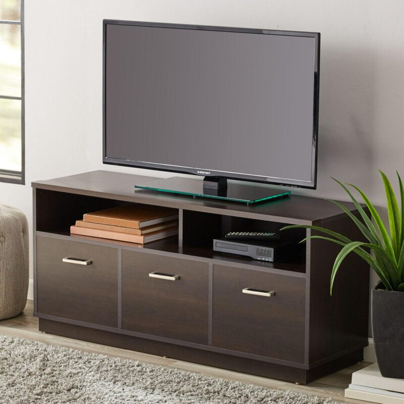 Mainstays 3-Door TV Stand Console for TVs up to 50 , Espresso Finish - Image 8