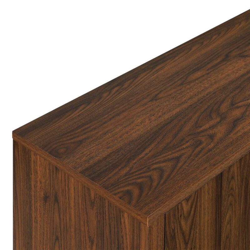 Mainstays 4-Door TV Console for TVa s up to 65a , Canyon Walnut Finish - Image 7