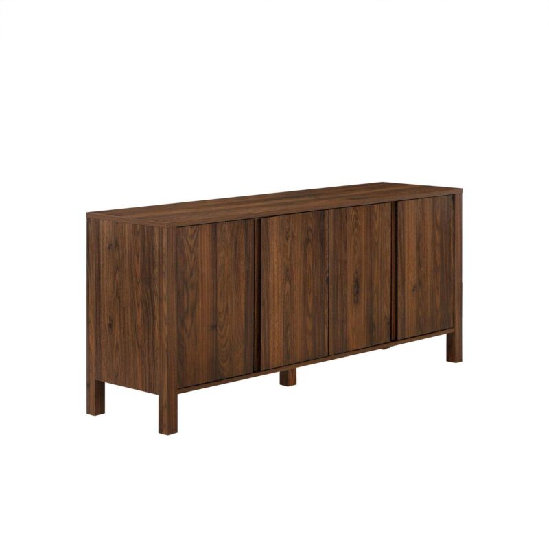 Mainstays 4-Door TV Console for TVa s up to 65a , Canyon Walnut Finish - Image 9