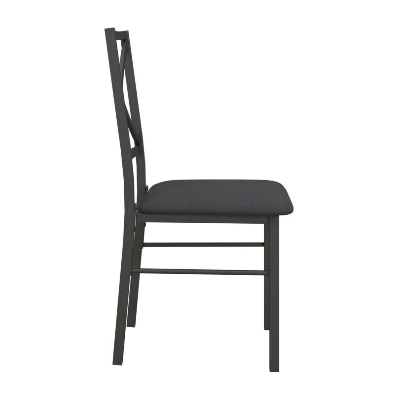 Mainstays 5-Piece Dining Table and Chair Set for 4, Black - Image 16
