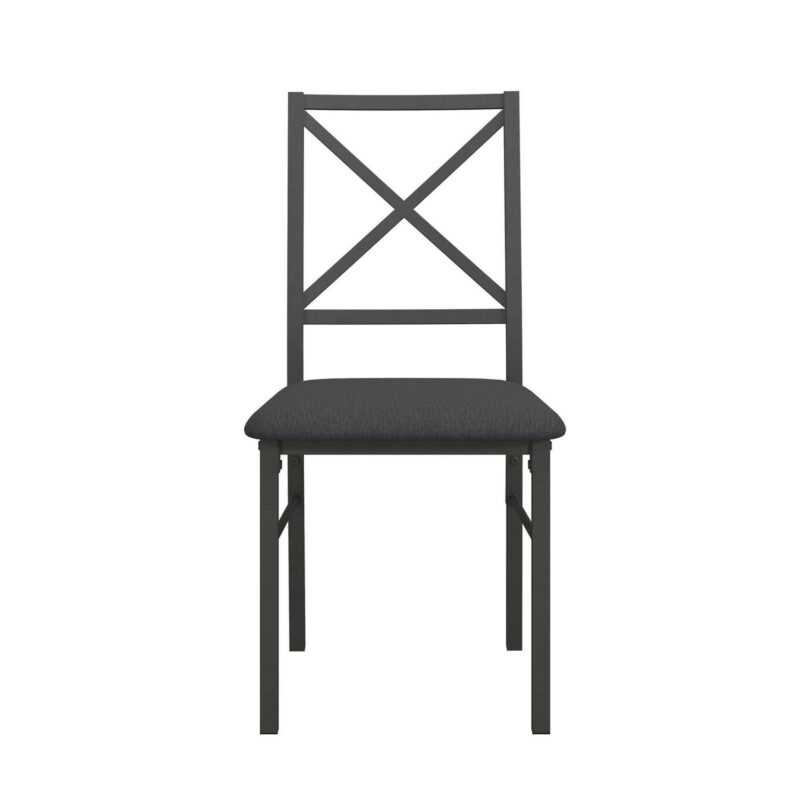 Mainstays 5-Piece Dining Table and Chair Set for 4, Black - Image 14