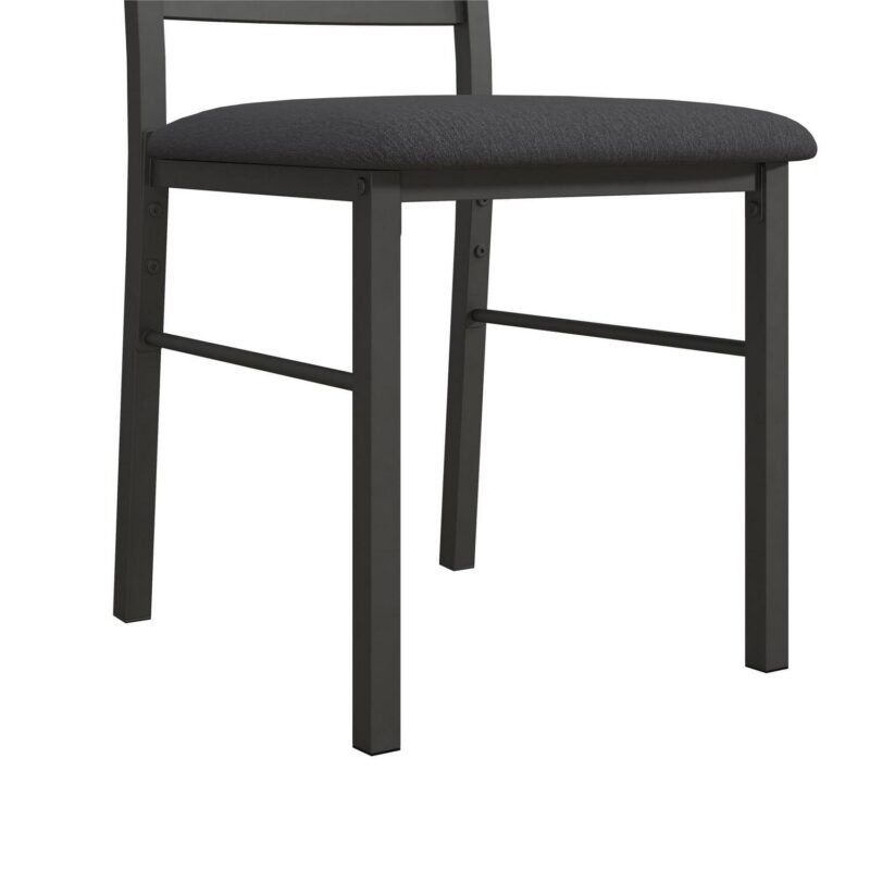 Mainstays 5-Piece Dining Table and Chair Set for 4, Black - Image 17