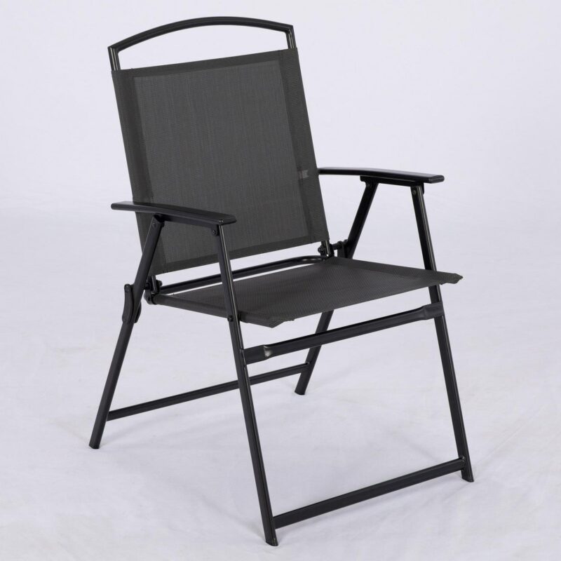 Mainstays 5pc Albany Lane Dining Set, Black, Outdoor Living - Image 9