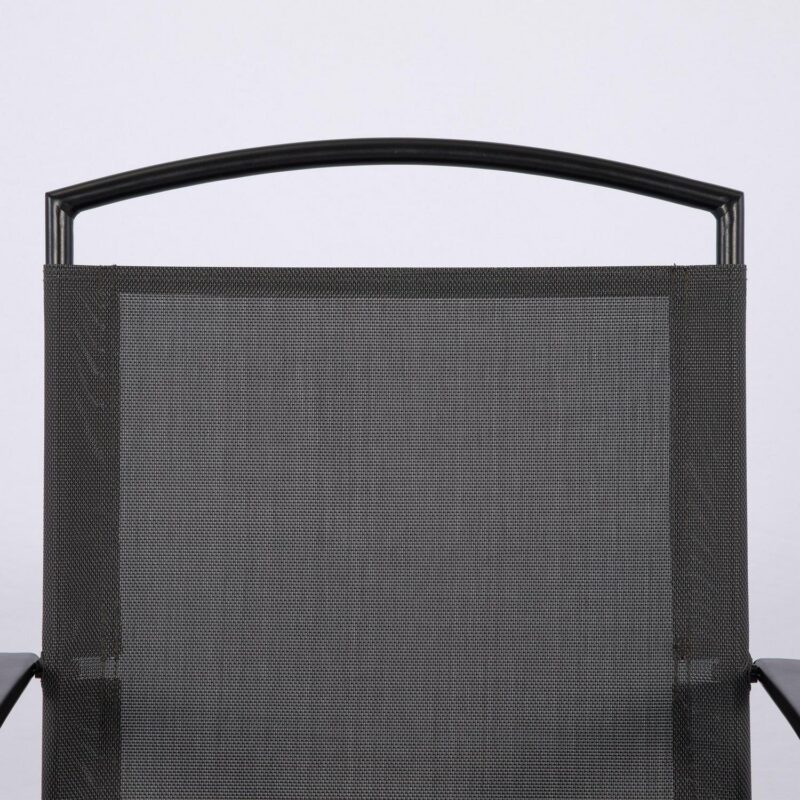 Mainstays 5pc Albany Lane Dining Set, Black, Outdoor Living - Image 3