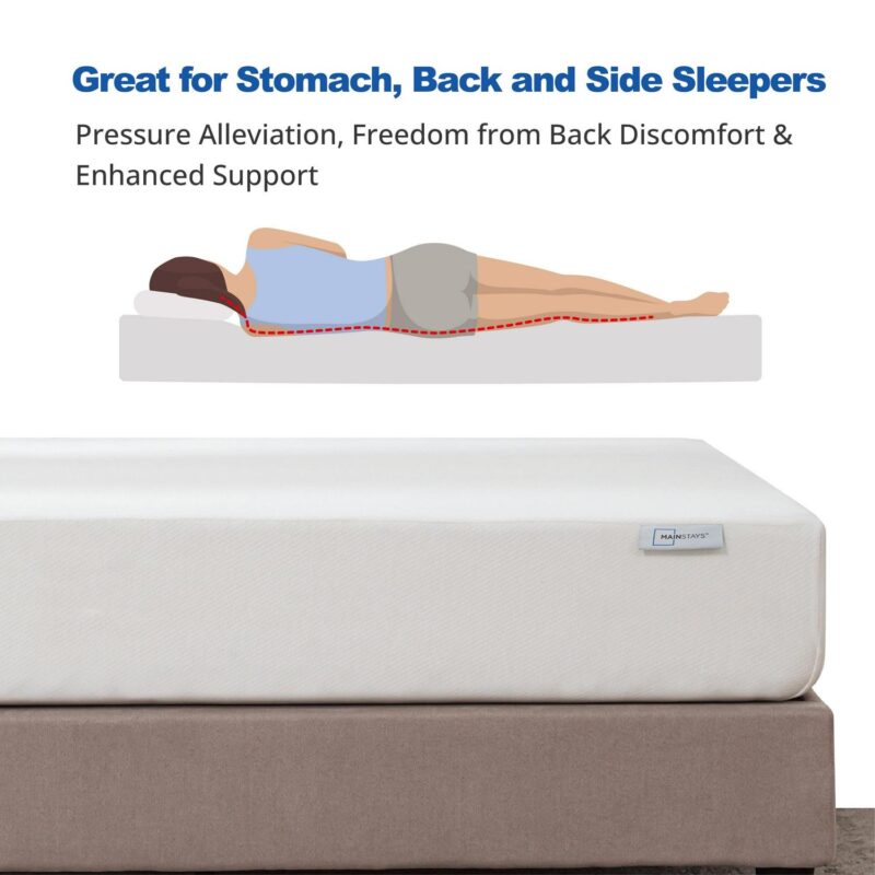Mainstays 6a Medium Firm Memory Foam Mattress, Twin - Image 5