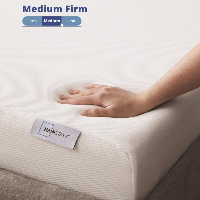 Mainstays 6a Medium Firm Memory Foam Mattress, Twin - Image 2