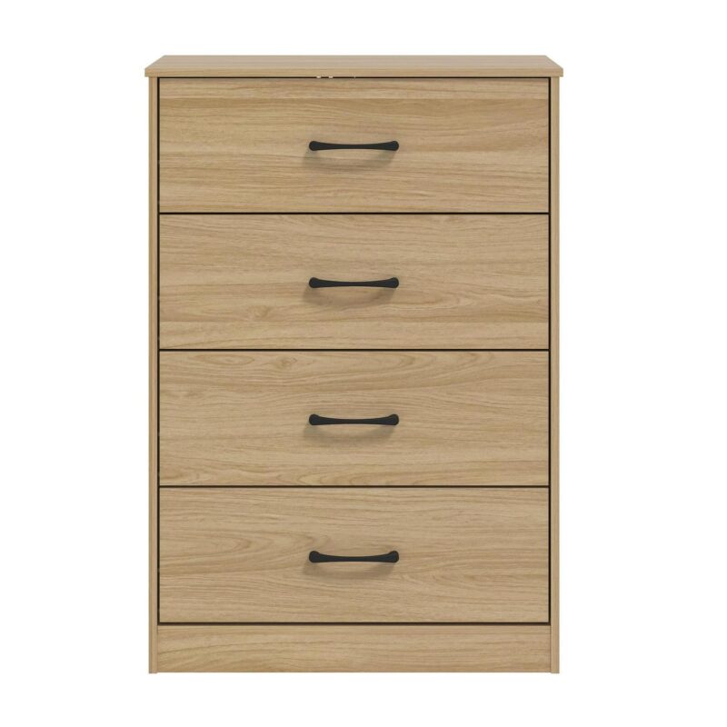 Mainstays Ardent 4 Drawer Dresser, Euro Oak - Image 6
