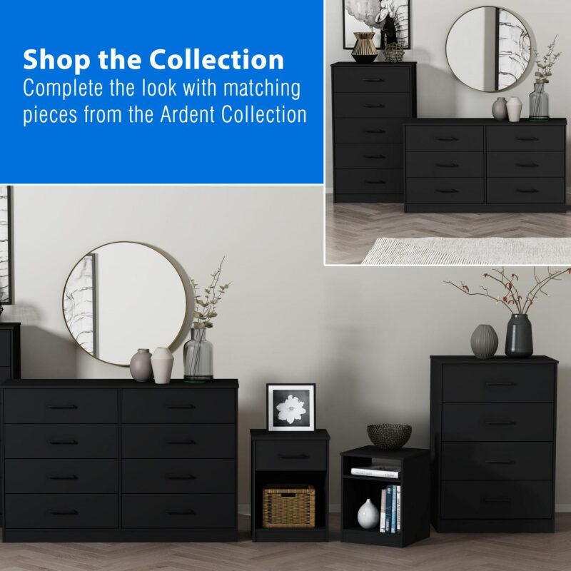 Mainstays Ardent 8 Drawer Dresser, Black - Image 16