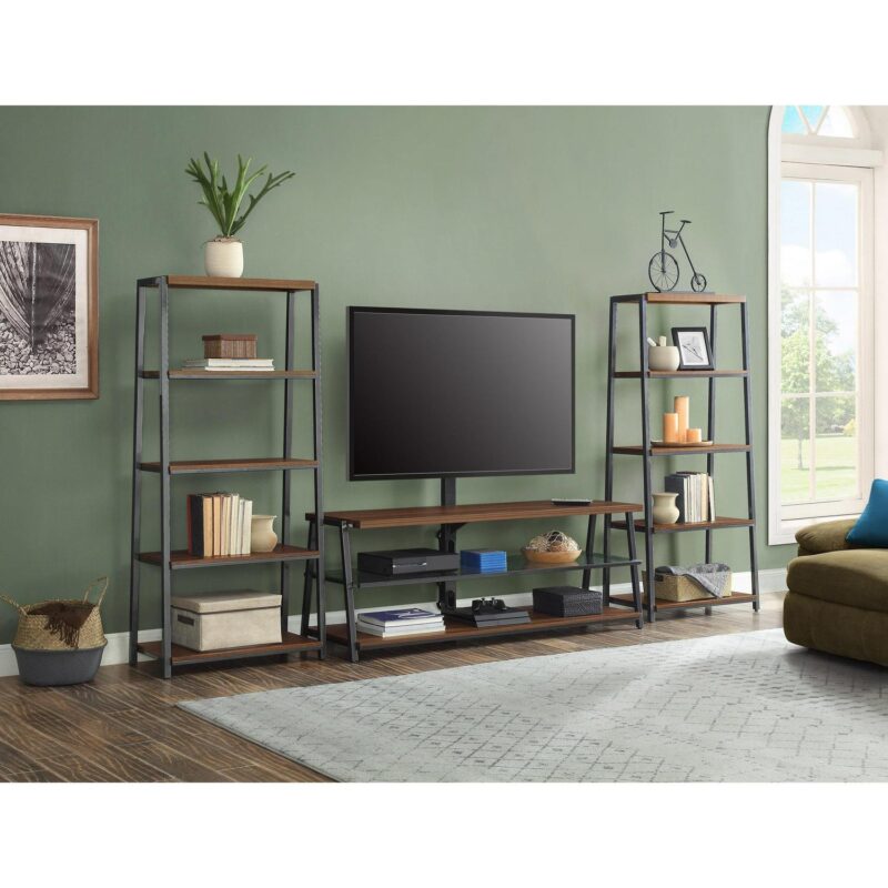 Mainstays Arris 3-in-1 TV Stand for TVs up to 70 , Canyon Walnut - Image 6