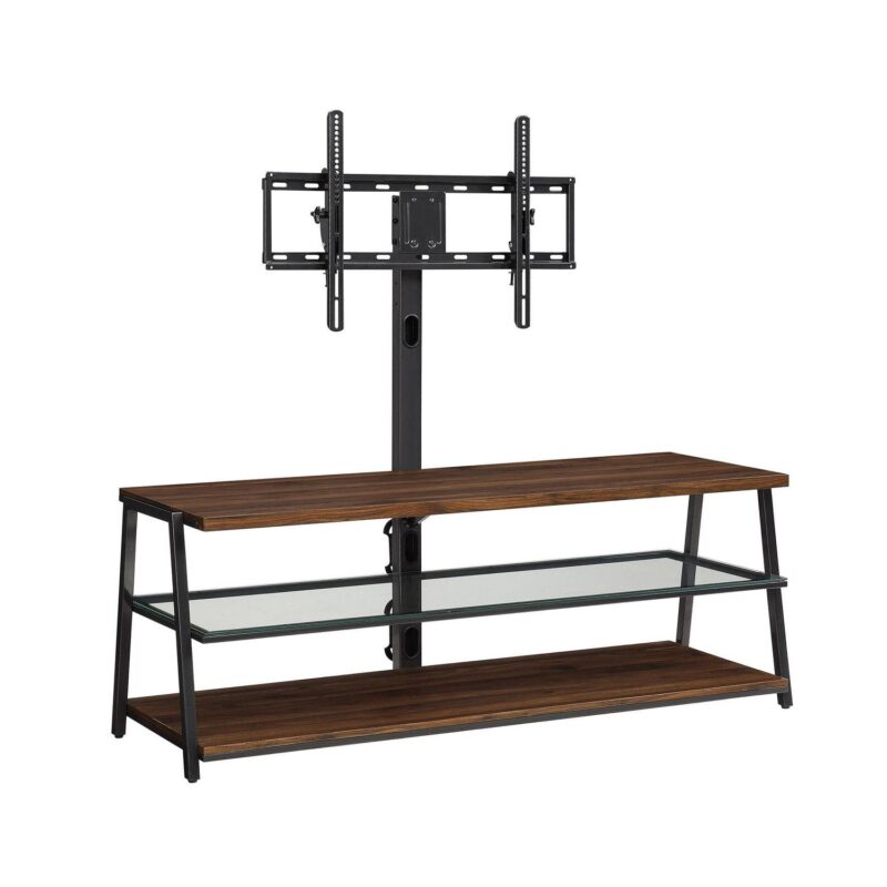 Mainstays Arris 3-in-1 TV Stand for TVs up to 70 , Canyon Walnut - Image 3