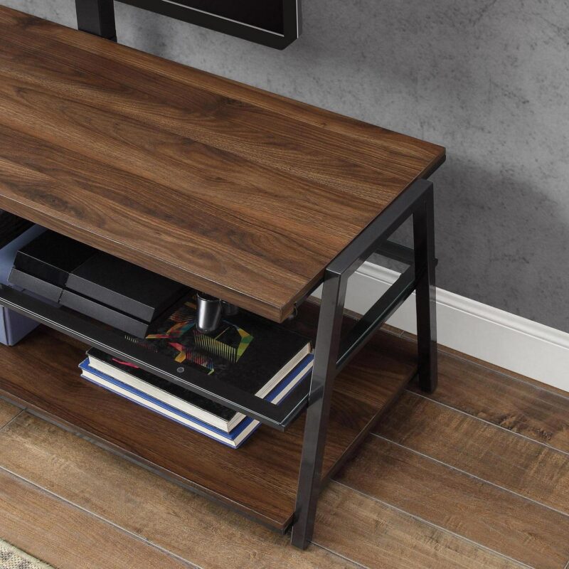 Mainstays Arris 3-in-1 TV Stand for TVs up to 70 , Canyon Walnut - Image 8