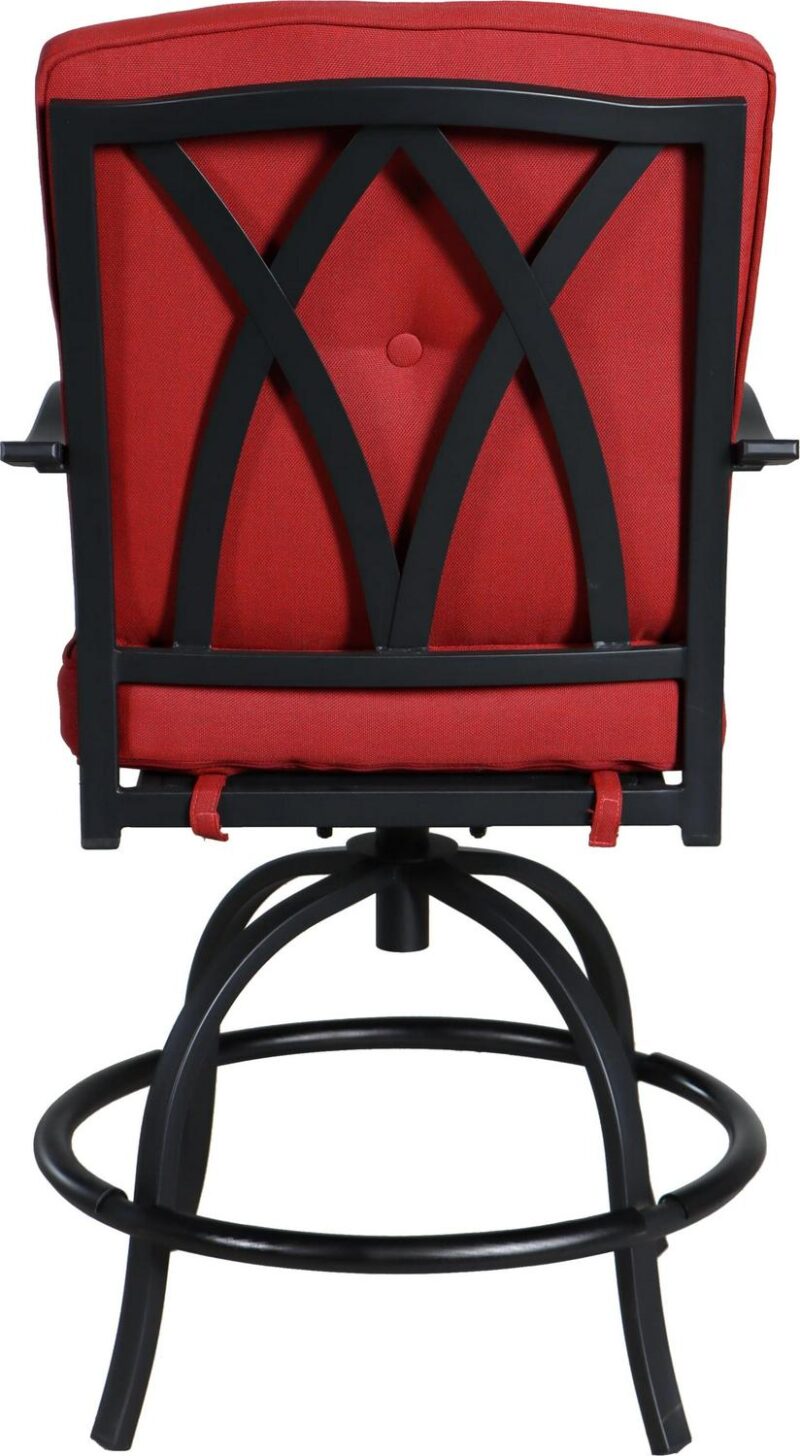 Mainstays Belden Park 3-Piece High Bistro Set - Red - Image 3