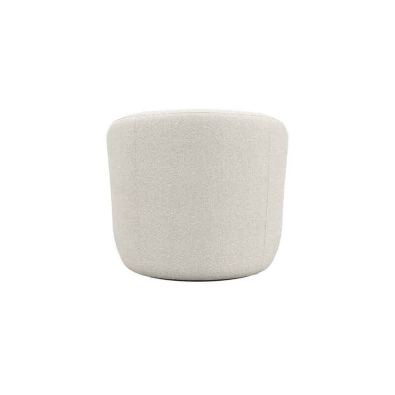 Mainstays Boucle Swivel Chair, Cream - Image 8