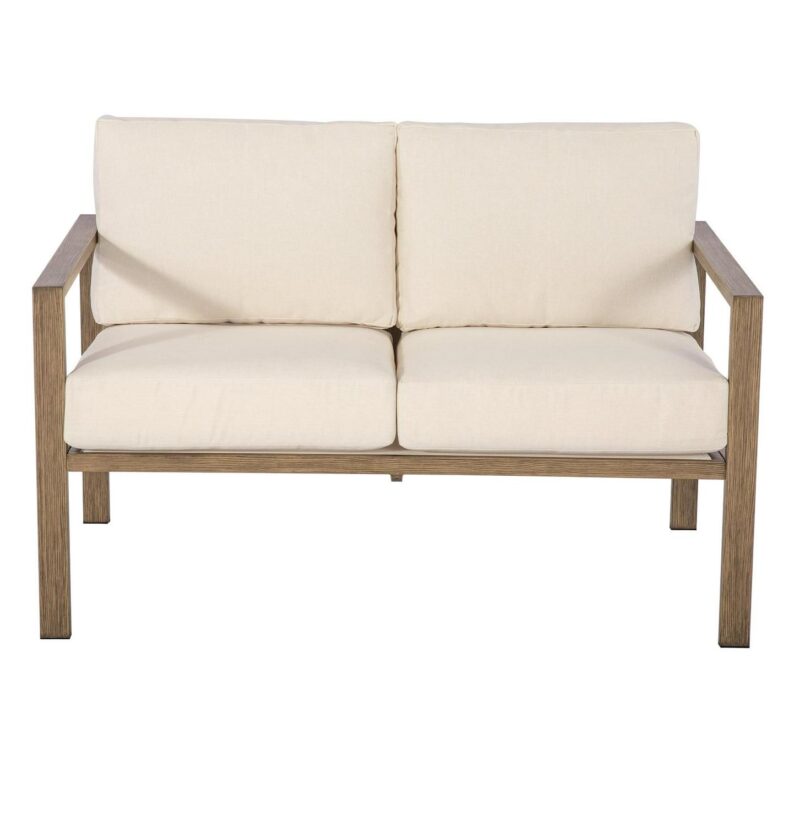 Mainstays Dashwood 4-Piece Outdoor Patio Conversation Set, Cream - Image 7
