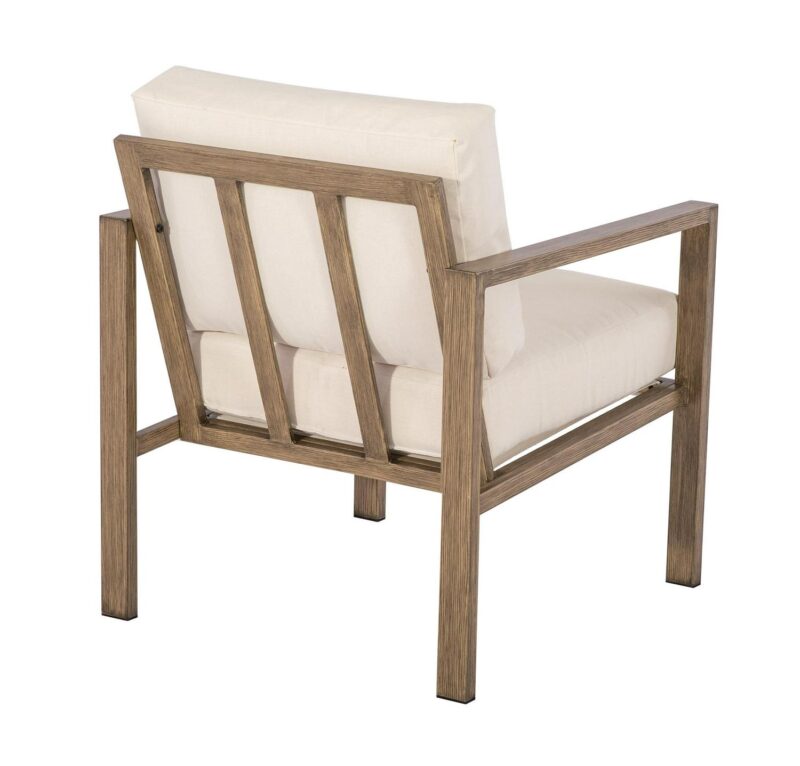 Mainstays Dashwood 4-Piece Outdoor Patio Conversation Set, Cream - Image 6