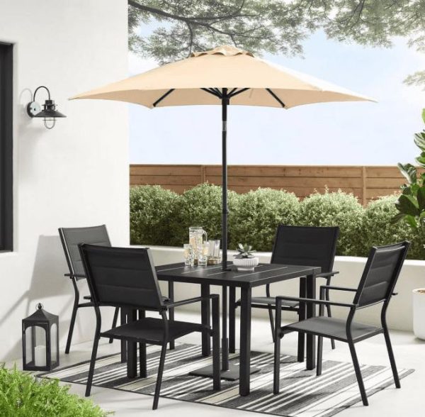 Mainstays Dashwood 5 Piece Dining Set, Black