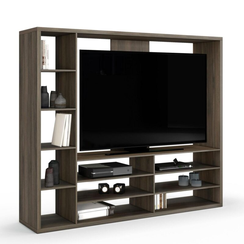 Mainstays Entertainment Center for TVs up to 55 , Brown - Image 4