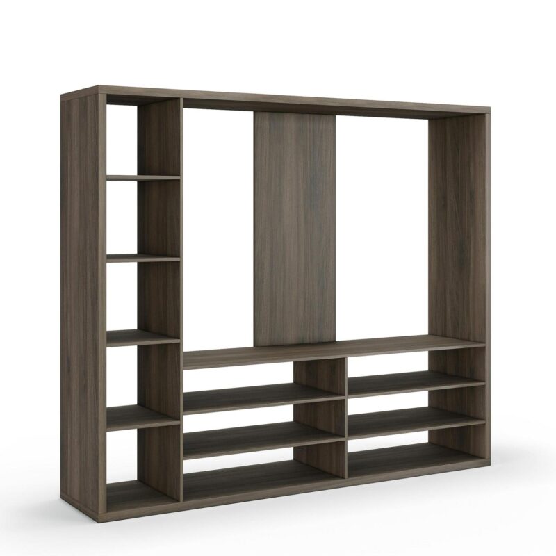 Mainstays Entertainment Center for TVs up to 55 , Brown - Image 6