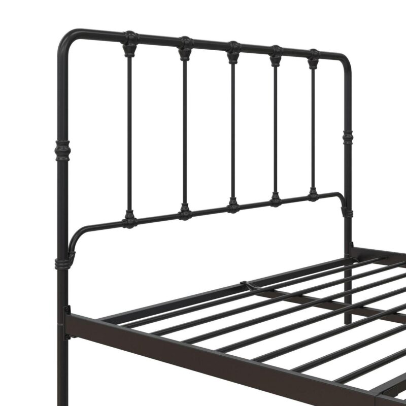 Mainstays Farmhouse Metal Bed, Queen, Black - Image 12