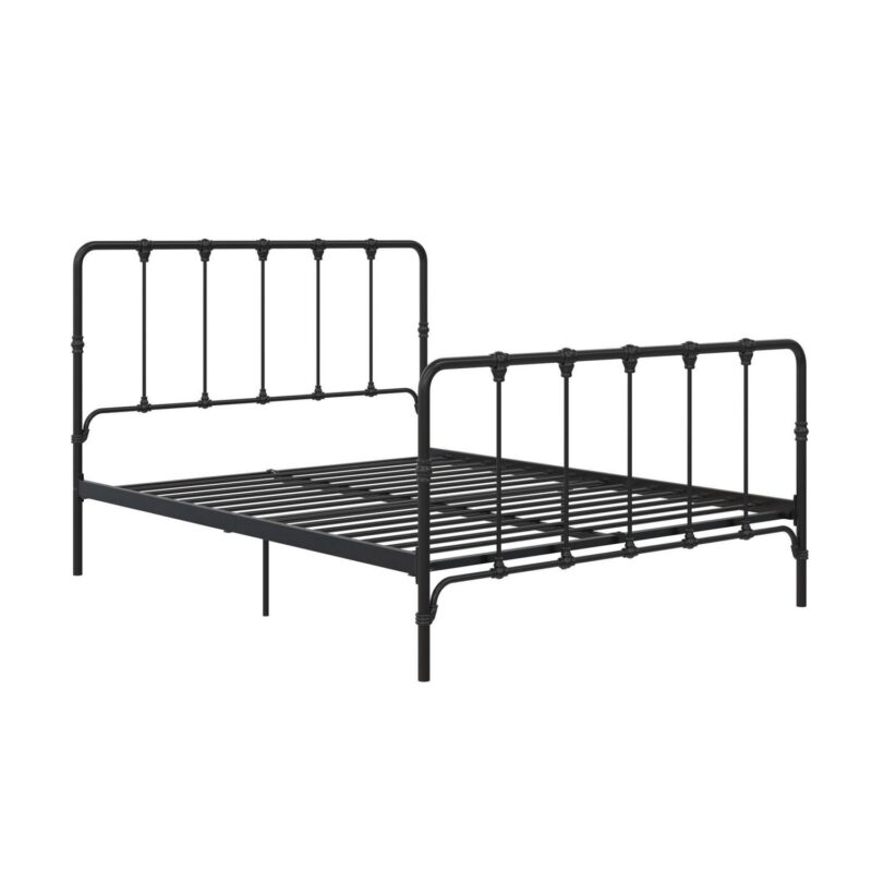 Mainstays Farmhouse Metal Bed, Queen, Black - Image 6
