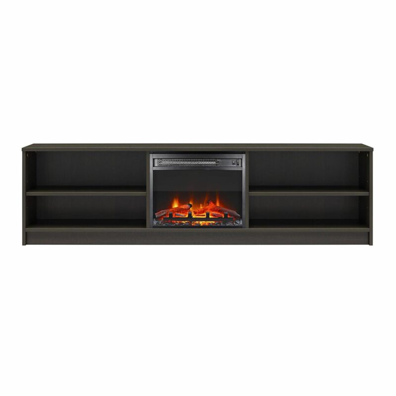 Mainstays Fireplace TV Stand, for TVs up to 75 , Espresso - Image 4