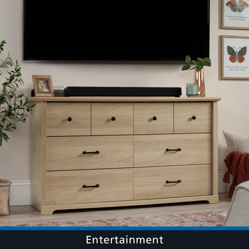 Mainstays Harrington 6 Drawer Dresser, Washed Oak Finish - Image 11